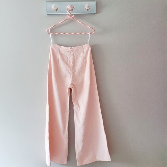 NWT Faithfull the Brand pink corduroy wide leg pants, 4 - Picture 5 of 11